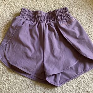 Blooming jelly purple running shorts XS